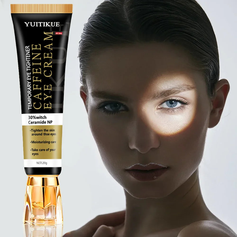 Instant Eye Tightening Gel - With 30% Ceramide & Caffeine, Reduces Fine Lines & Puffiness, 20g