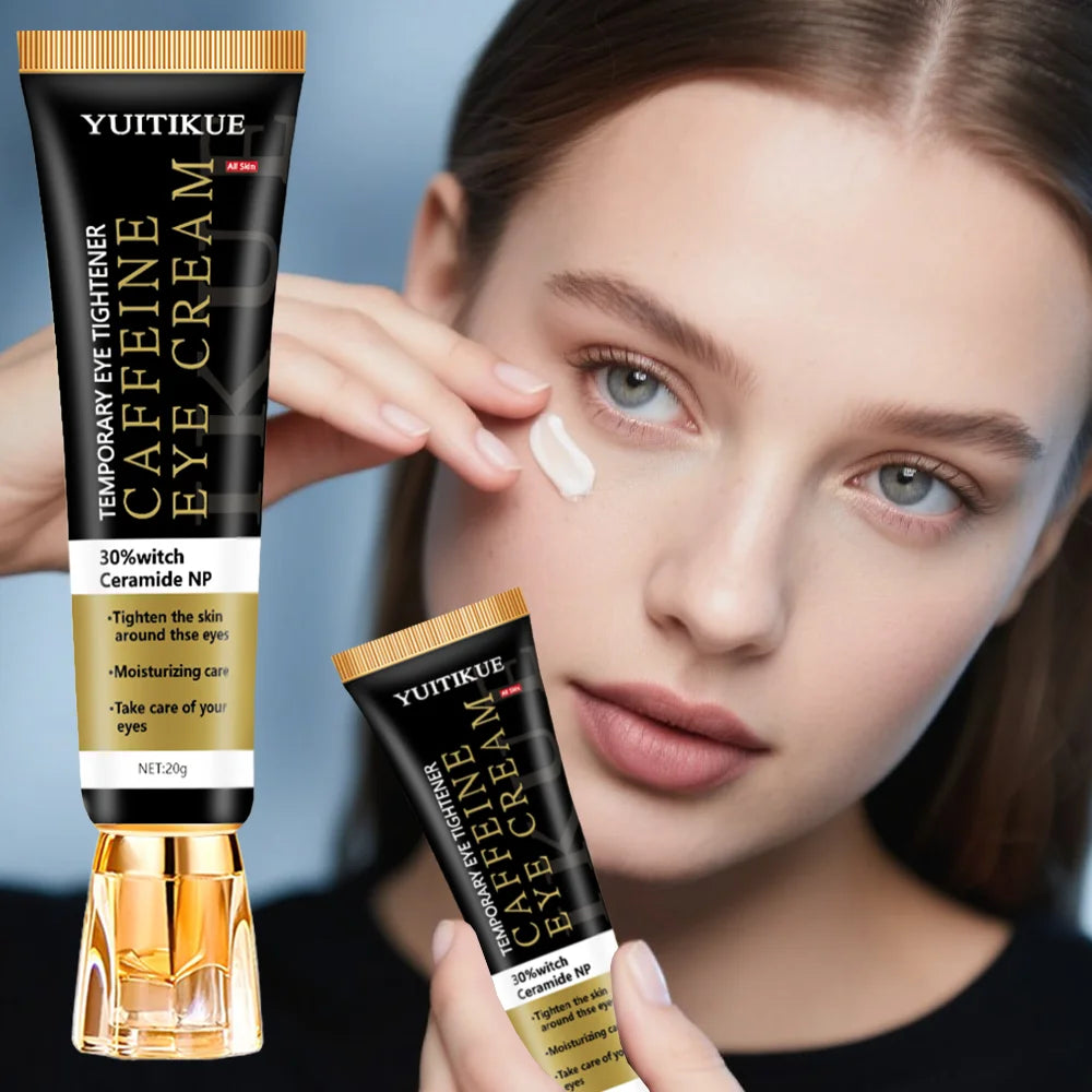 Instant Eye Tightening Gel - With 30% Ceramide & Caffeine, Reduces Fine Lines & Puffiness, 20g