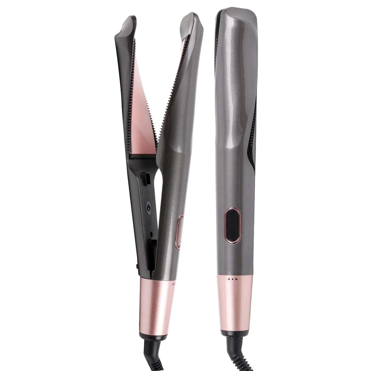 2 In 1 Hair Straightening Curling Iron Professional Ceramic Flat Irons